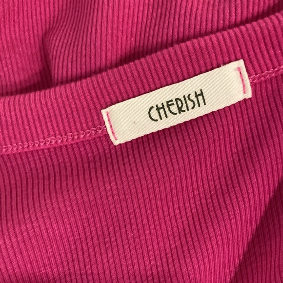 Cherish Hot Pink Bodycon Dress Size Medium - Picture 3 of 5